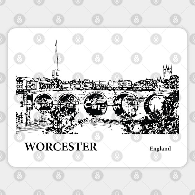 Worcester England Sticker by Lakeric